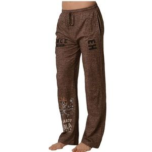 Vintage Ed Hardy EHLA Heathered Sandstorm Racer Skull Graphic Cotton Lounge Pant
